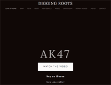 Tablet Screenshot of diggingrootsmusic.com